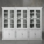 Athens Modular Single Wooden Display Cabinet with Glass-Front - Image 8