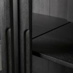 Avenue Ash Wood Display Cabinet with Sliding Glass Doors - Image 5