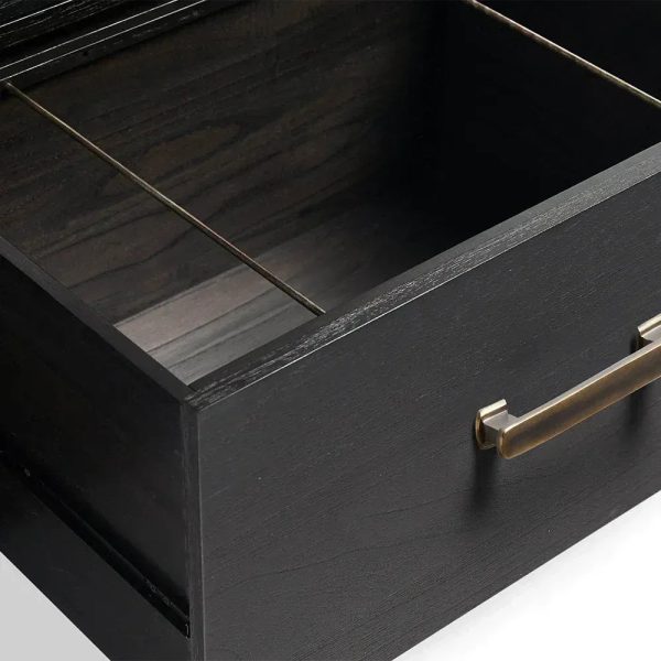 Tremont Wood Modular Bookcase Storage Cabinets with File Chest of Drawers Base - Image 5