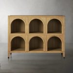 Hattie Solid Oak Arched Storage Cabinet - Image 3