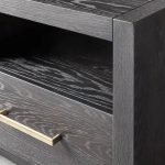 Palmer Storage Nightstand Wood Bedside Table Parsons Night side Cabinet With Drawer - Image 3