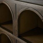 Hattie Solid Oak Arched Storage Cabinet - Image 2