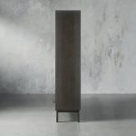 Sullivan Oak Wood Entry Cabinet Modern Rustic Entrance Lockers - Image 3