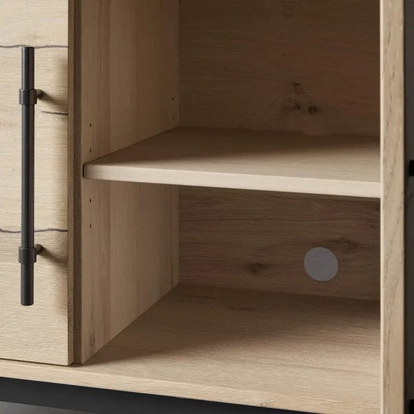 Sullivan Two-Door Wood Cabinet Modern Sideboards - Image 8