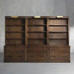 Tremont Modular Wood Bookcase Mid-Century Tall Cabinets - Image 7