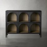 Hattie Solid Oak Arched Storage Cabinet - Image 5