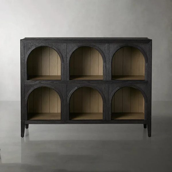 Hattie Solid Oak Arched Storage Cabinet - Image 5