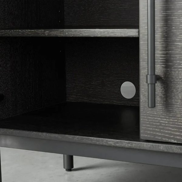 Sullivan Two-Door Wood Cabinet Modern Sideboards - Image 4