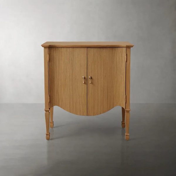 Conrad Hall Chest Cabinet Solid Birch Wood Sideboard - Image 5