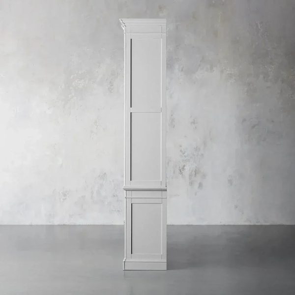 Athens Double Row Bookcase Wood Display Cabinet - Image 4
