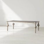 Alessia Bell'Arte Solid Poplar Wood Dining Table Antique Retro Design - Image 2