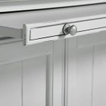Athens Modular Display Cabinet Neoclassical Curio Bookcase with Glass Doors - Image 7