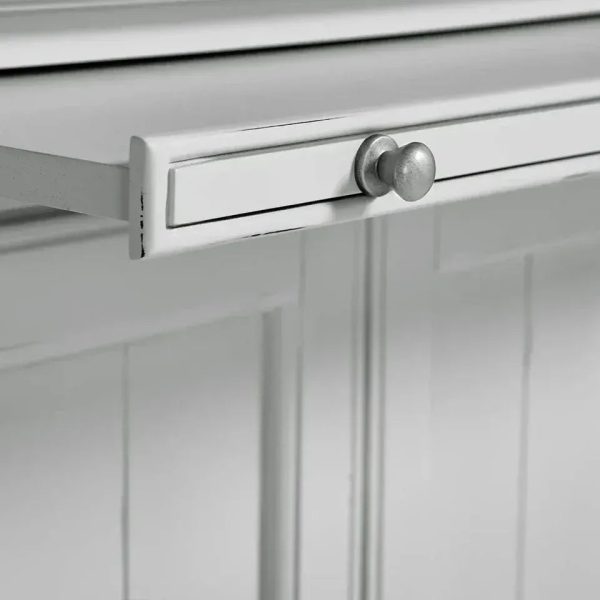 Athens Modular Display Cabinet Neoclassical Curio Bookcase with Glass Doors - Image 7