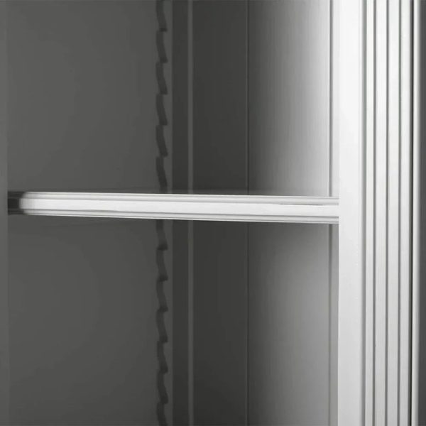 Athens Double Row Bookcase Wood Display Cabinet - Image 7