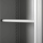 Athens Three Row Bookcase Handcrafted Wood Display Cabinet - Image 7