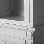 Athens Double Row Bookcase Wood Display Cabinet - Image 6