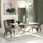 Chorda Rectangular Dining Table 84" Stoneware Tabletop Dining Table with Iron Base - Image 2