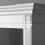 Athens Narrow Bookcase Single Row Display Cabinet - Image 9