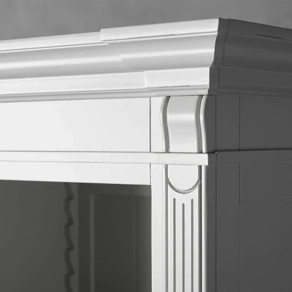 Athens Narrow Bookcase Single Row Display Cabinet - Image 9