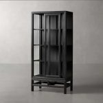 Avenue Ash Wood Display Cabinet with Sliding Glass Doors - Image 2