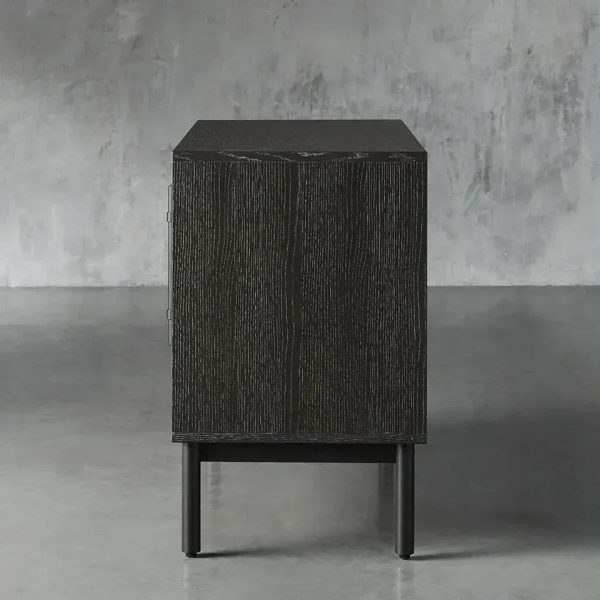 Sullivan Oak Wood Hall Chest Modern Rural Sideboards Entrance Cabinets - Image 7