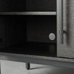 Sullivan Oak Wood Hall Chest Modern Rural Sideboards Entrance Cabinets - Image 9