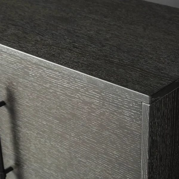 Sullivan Oak Wood Hall Chest Modern Rural Sideboards Entrance Cabinets - Image 8