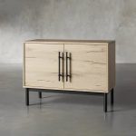Sullivan Oak Wood Hall Chest Modern Rural Sideboards Entrance Cabinets - Image 3