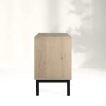 Sullivan Oak Wood Hall Chest Modern Rural Sideboards Entrance Cabinets - Image 5