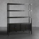 Brock Bookcase in Dark Twilight Finish - Image 2