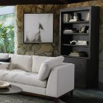 Tremont Modular Wood Bookcase Mid-Century Tall Cabinets - Image 2