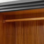 Lavenir French-Inspired Gloss Black Drawer Armoire - Image 5