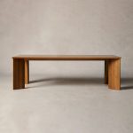 Yorn Wood Rectangular Dining Table with Angled Leg Design Base - Image 7
