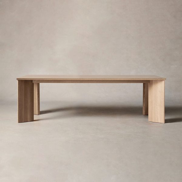 Yorn Wood Rectangular Dining Table with Angled Leg Design Base - Image 11