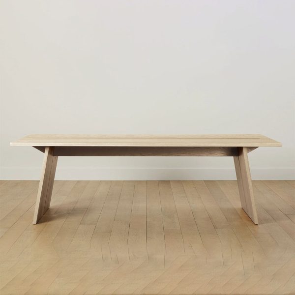 Carlisy Ash Wood Rectangle Dining Table Rural Style - Image 9