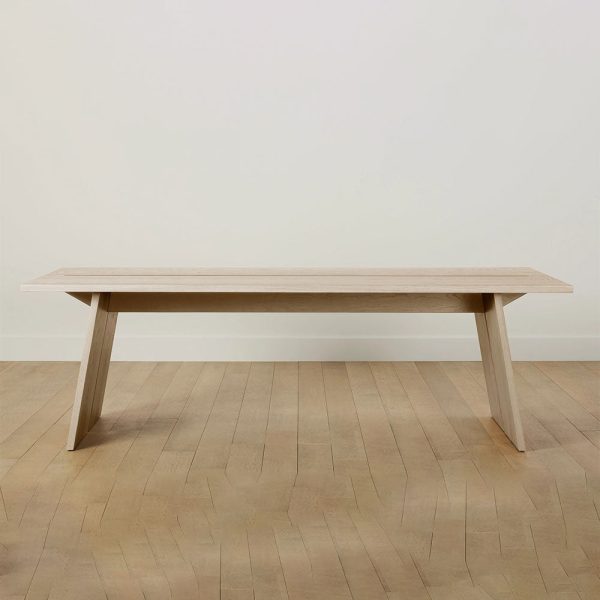 Carlisy Ash Wood Rectangle Dining Table Rural Style - Image 8