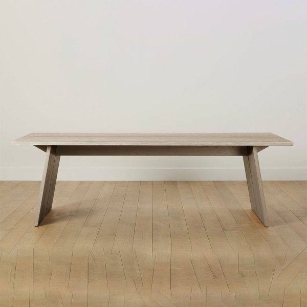 Carlisy Ash Wood Rectangle Dining Table Rural Style - Image 10