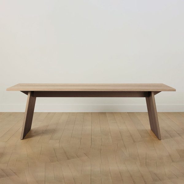 Carlisy Ash Wood Rectangle Dining Table Rural Style - Image 13