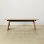 Carlisy Ash Wood Rectangle Dining Table Rural Style - Image 14