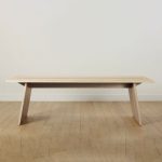 Carlisy Ash Wood Rectangle Dining Table Rural Style - Image 15