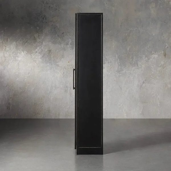Factory Vintage French Cabinet With Glass Door - Image 4