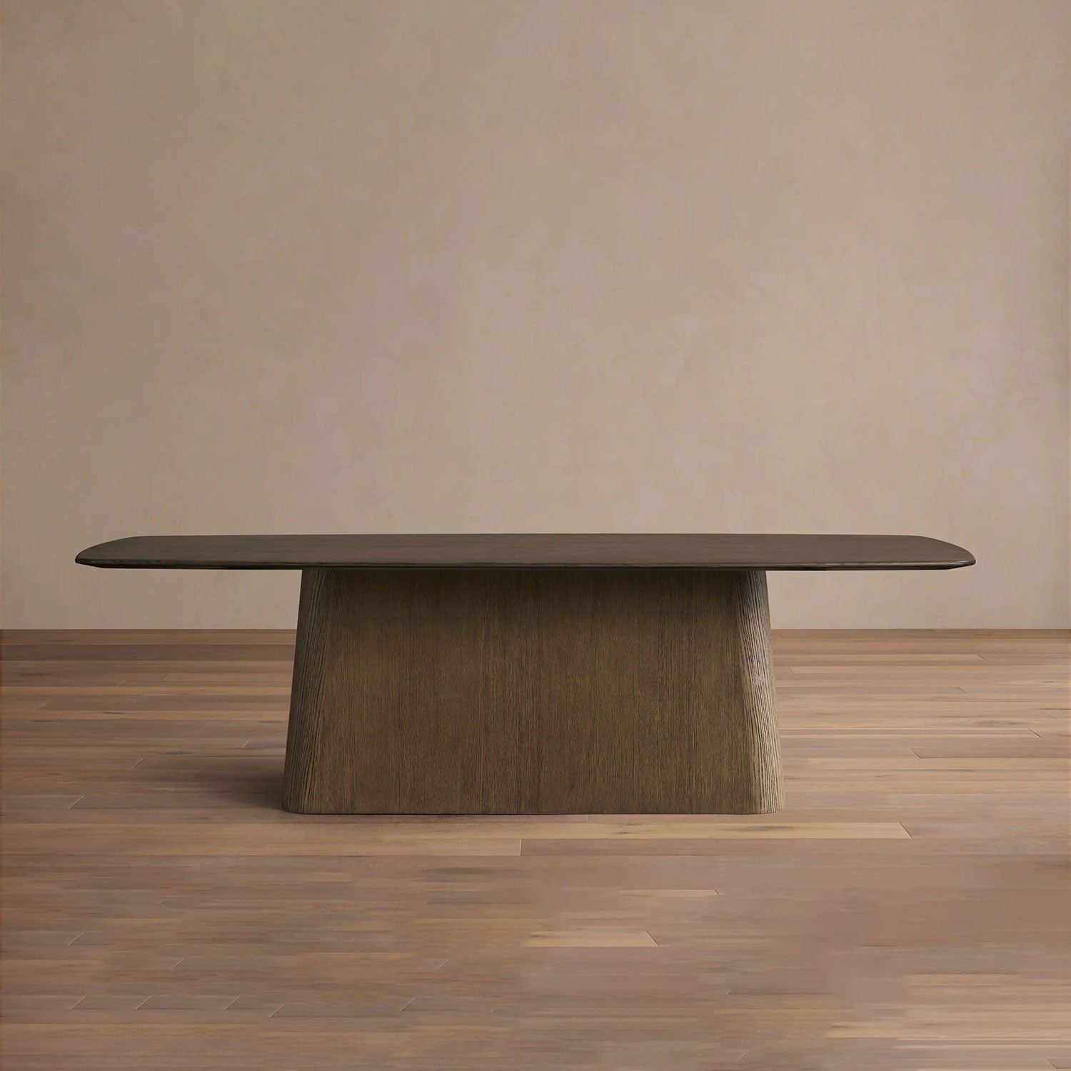 sasdqwrqcaxc2352QFCASCz.jpg Saint Germain Wood Dining Table with Solid Oak Wood Top & Toulouse Base - Image 1