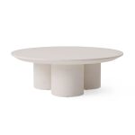 Cascade Outdoor Concrete Coffee Table Durable Sofa Center Tea Table - Image 4