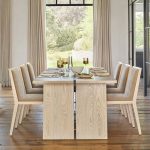 Carlisy Ash Wood Rectangle Dining Table Rural Style - Image 2