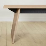 Carlisy Ash Wood Rectangle Dining Table Rural Style - Image 5