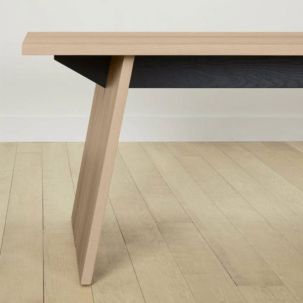 Carlisy Ash Wood Rectangle Dining Table Rural Style - Image 5