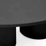 Cascade Outdoor Concrete Coffee Table Durable Sofa Center Tea Table - Image 10