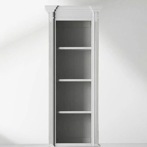 Athens Narrow Bookcase Single Row Display Cabinet - Image 6