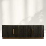 Finnley Sideboards Living Room Media Cabinets with Marble Top - Image 5