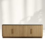 Finnley Sideboards Living Room Media Cabinets with Marble Top - Image 6
